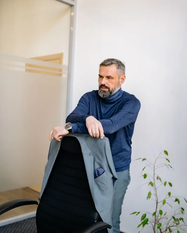 Retrato de Sergi Bonet Casals, responsable de administración y atención al cliente